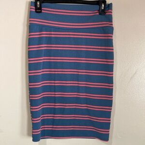 LulaRoe Cassie striped pencil skirt